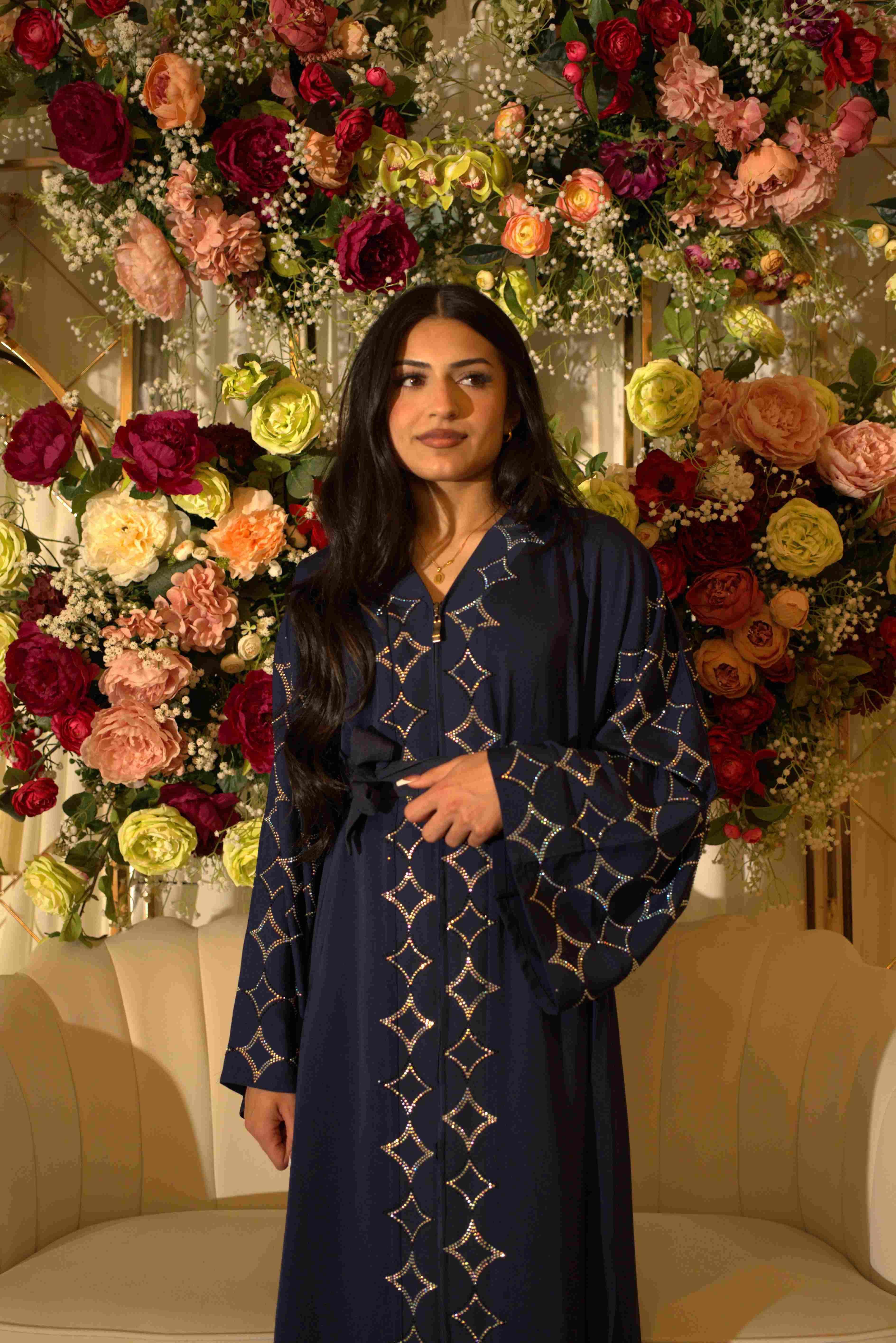 Bright Navy Blue Abaya | Elegant & Modest Fashion – Asiyah’s Collection