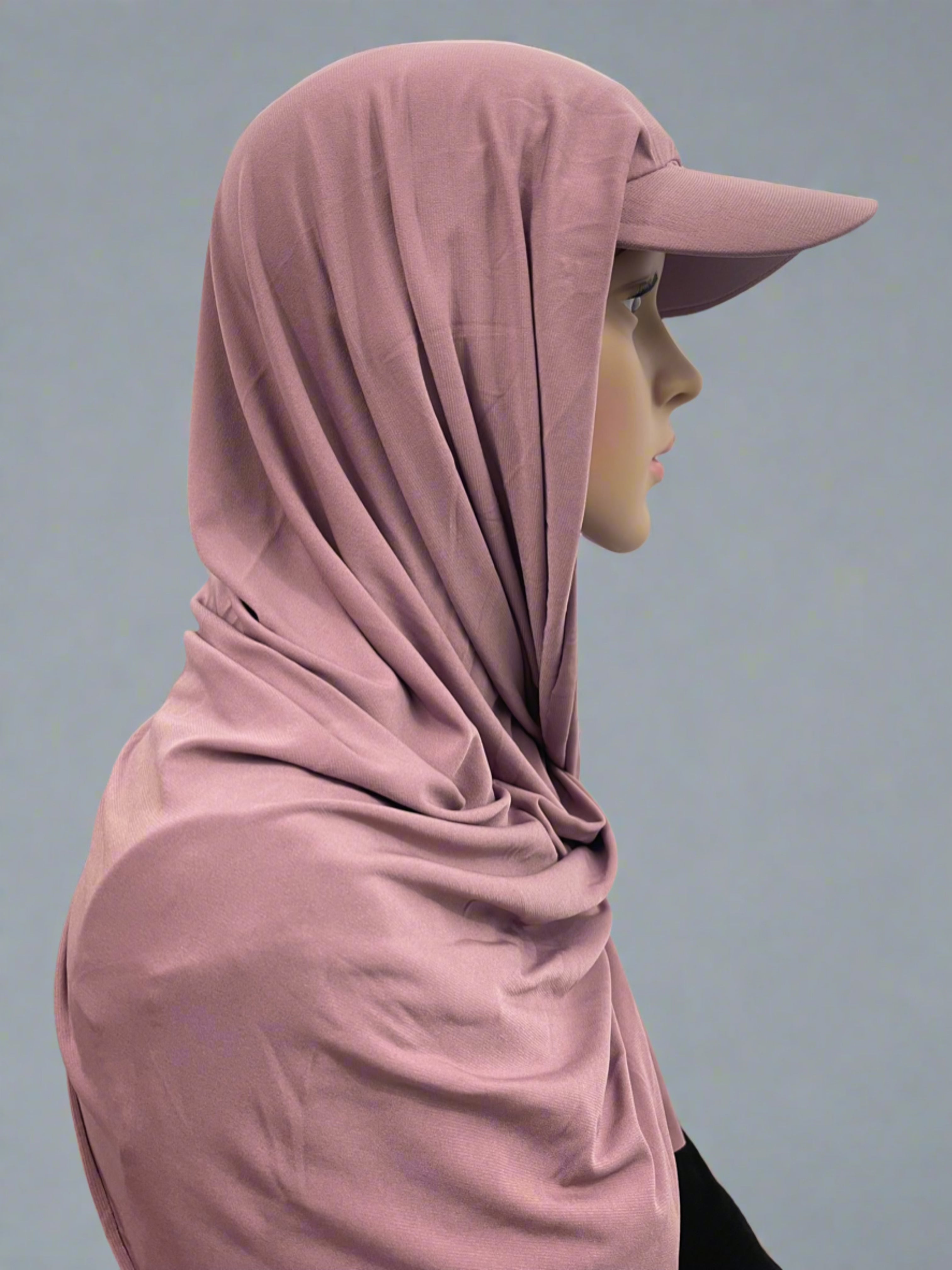Premium Jersey Hijab with Cap - Asiyah's Collection