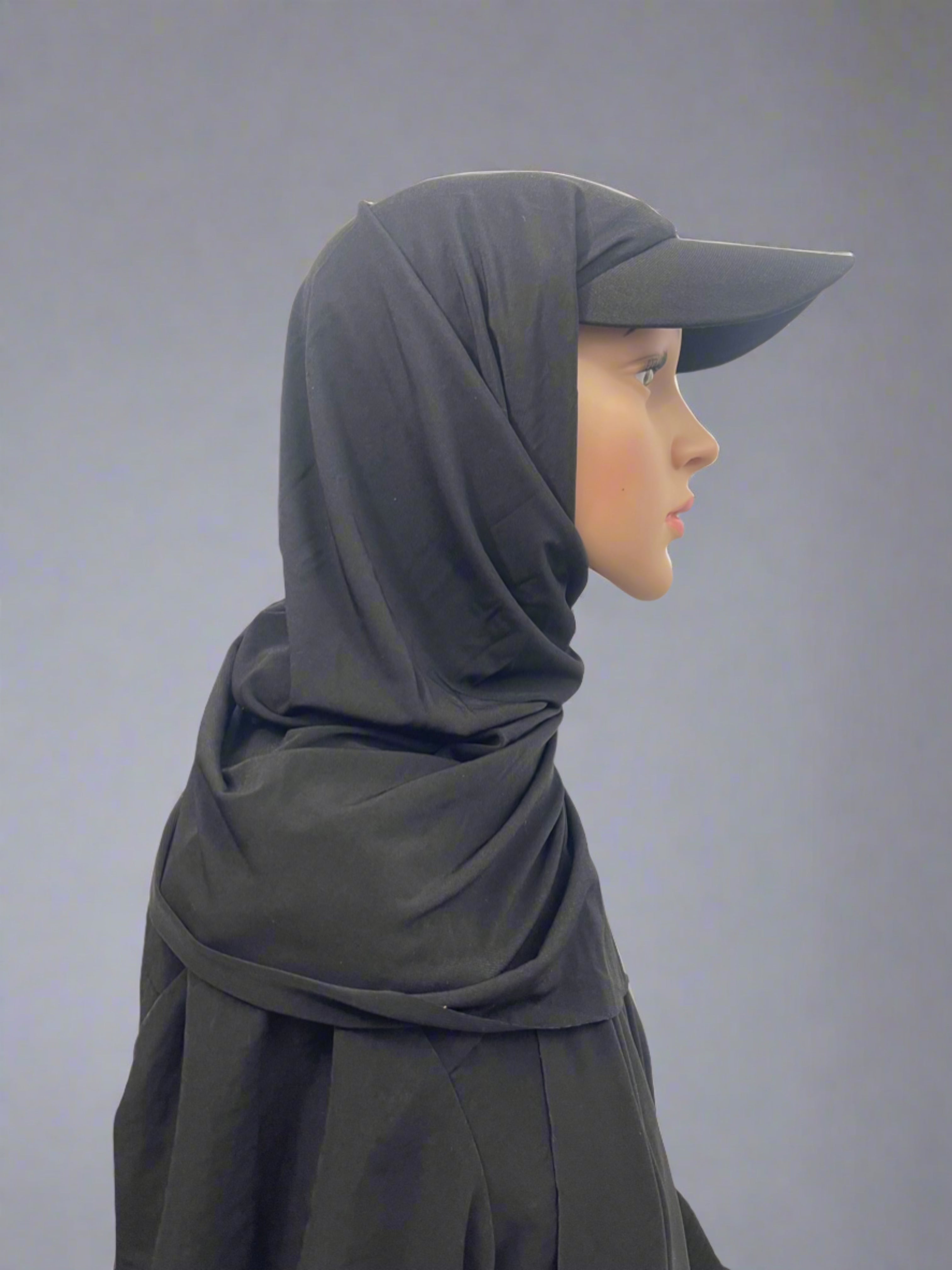Premium Jersey Hijab with Cap - Asiyah's Collection