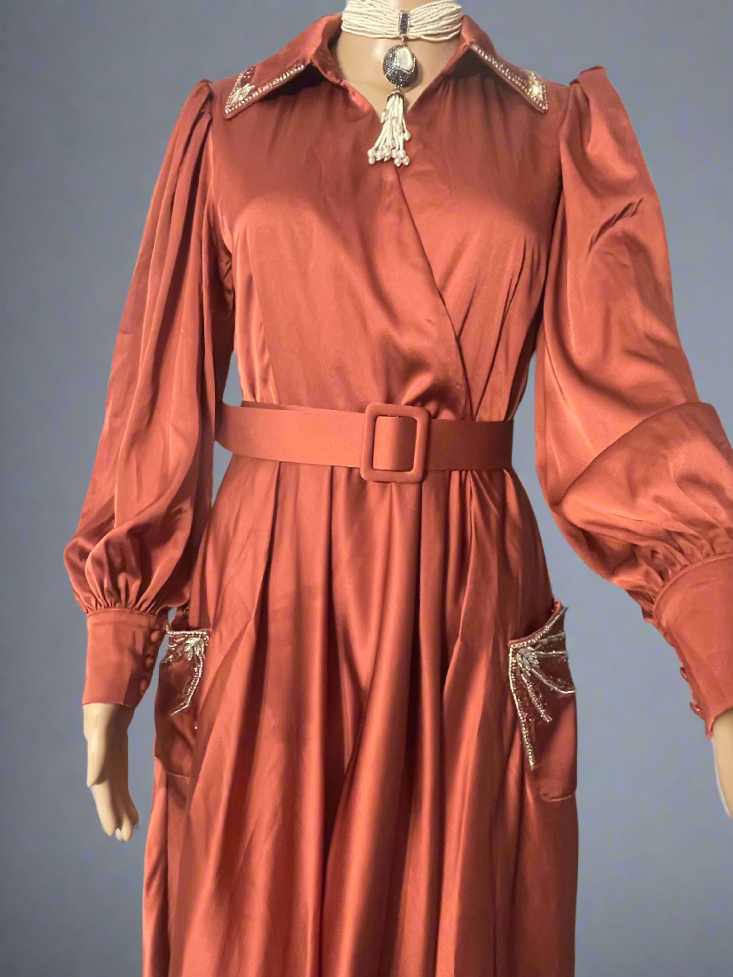 Long Sleeve Elegant Regular Fit Maxi Dress | Modest & Stylish Fashion