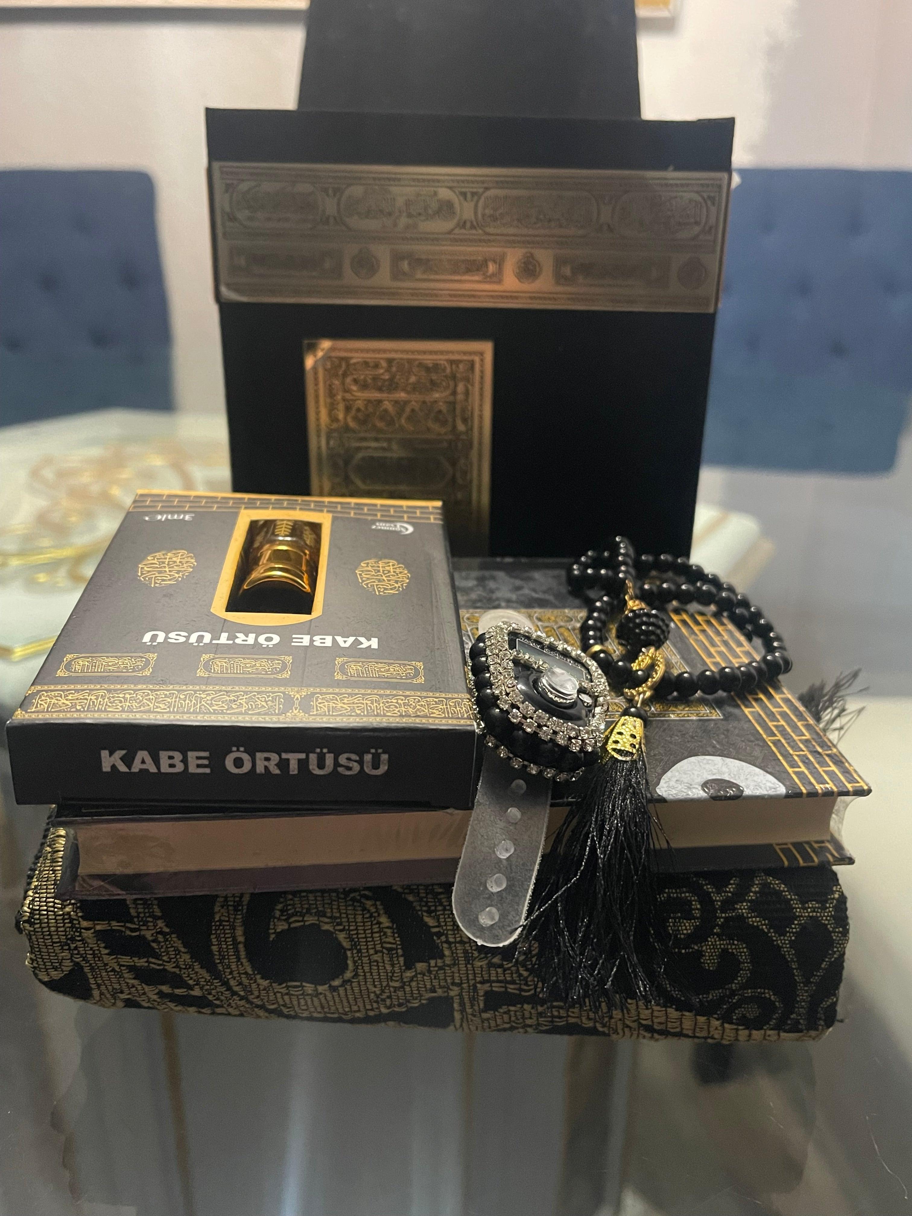 6-Piece Luxury Kaaba Gift Box | Elegant Islamic Gift Set