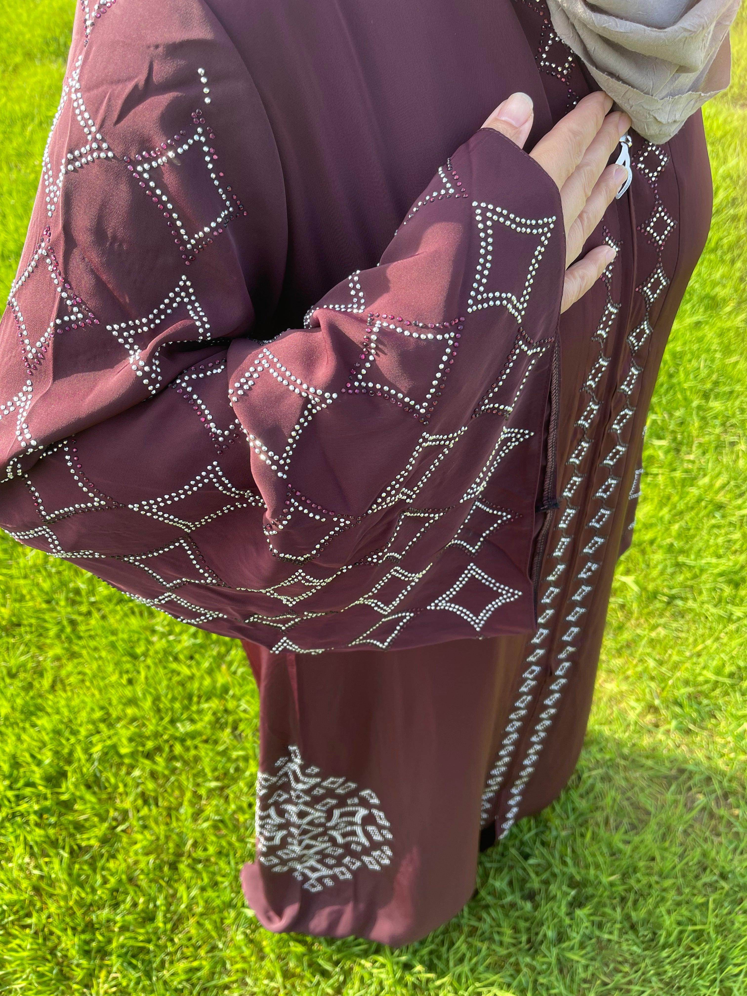 Asiyah's Collection - Sequined Abaya – Glamorous & Modest | Asiyah’s Collection - Abaya
