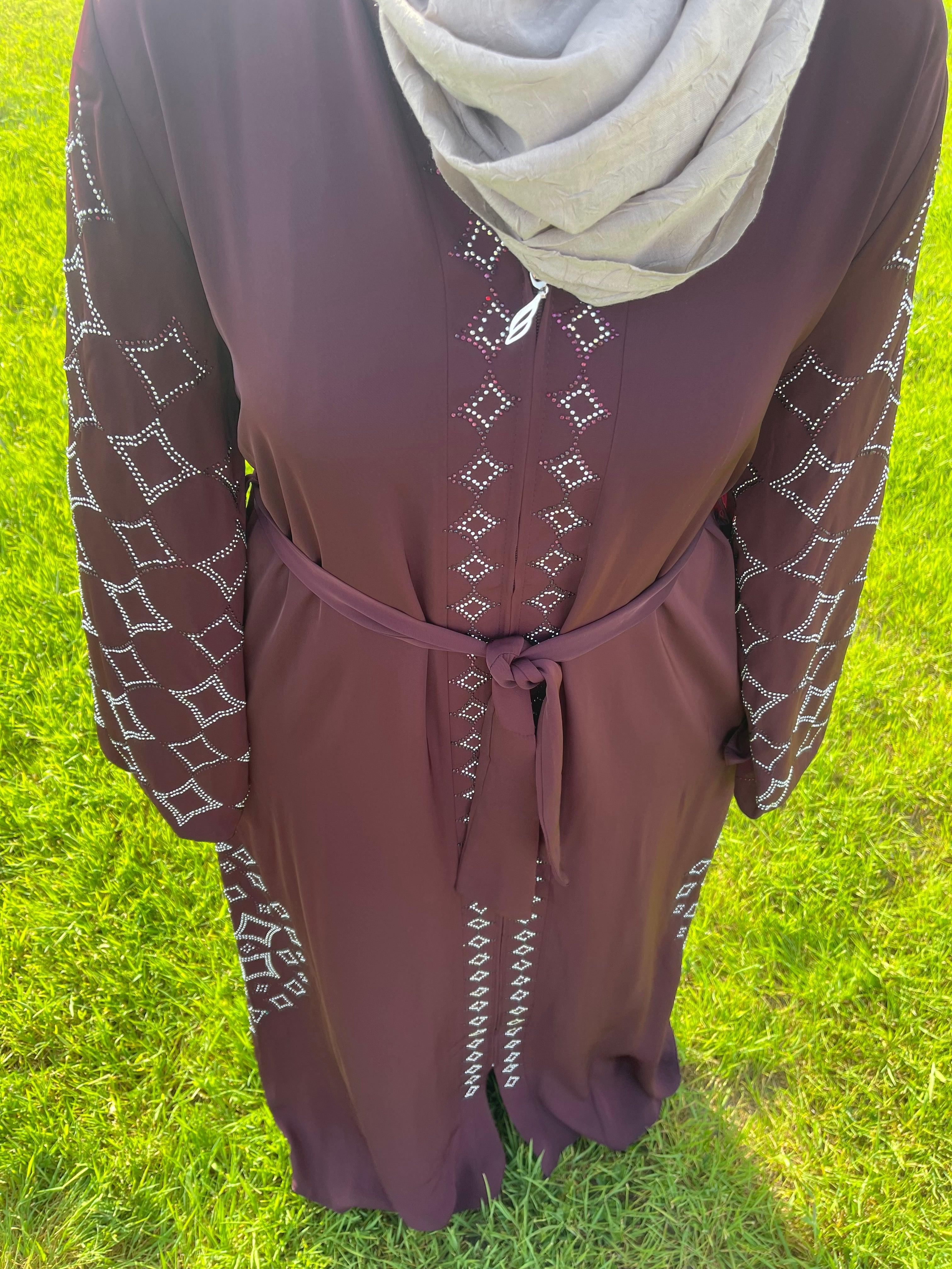 Asiyah's Collection - Sequined Abaya – Glamorous & Modest | Asiyah’s Collection - Abaya