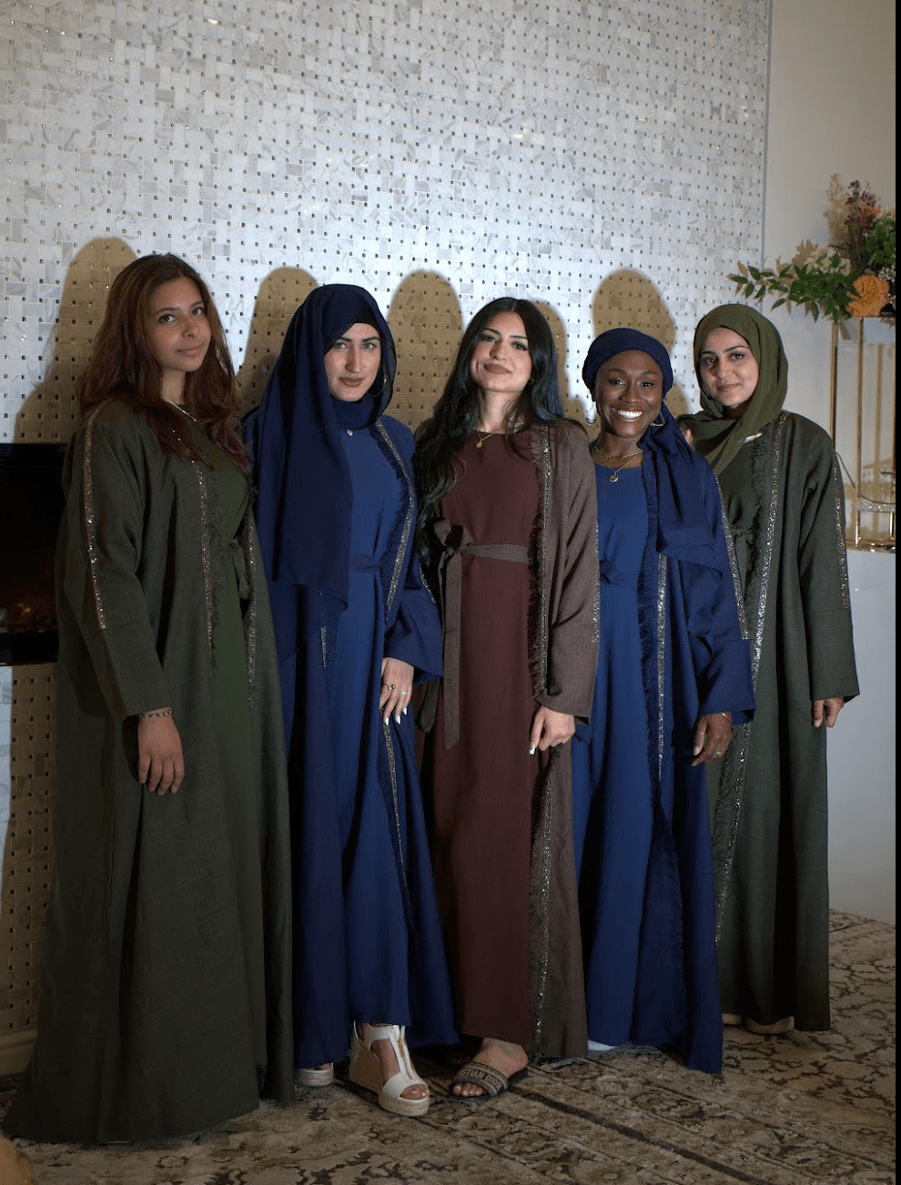 Rich Burgundy 4-Piece Abaya Set | Elegant & Modest Fashion – Asiyah’s Collection