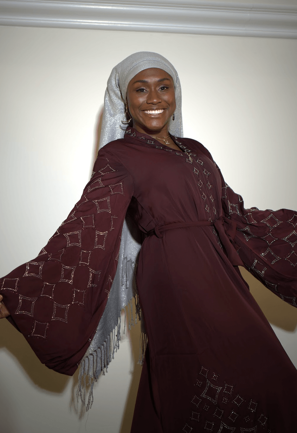Asiyah's Collection - Sequined Abaya – Glamorous & Modest | Asiyah’s Collection - Abaya