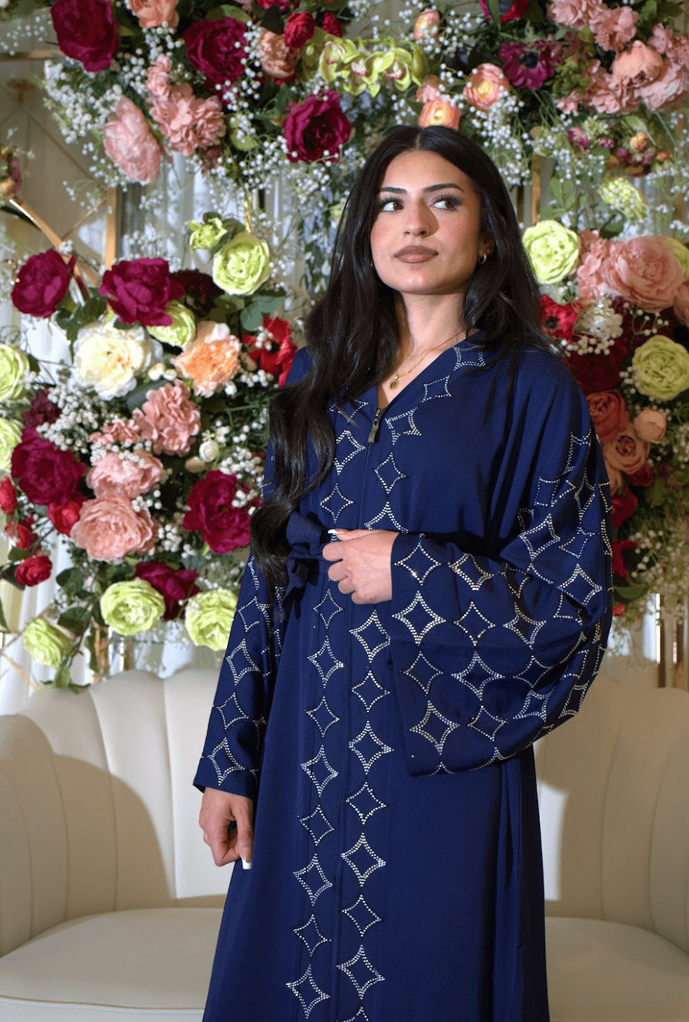 Bright Navy Blue Abaya | Elegant & Modest Fashion – Asiyah’s Collection