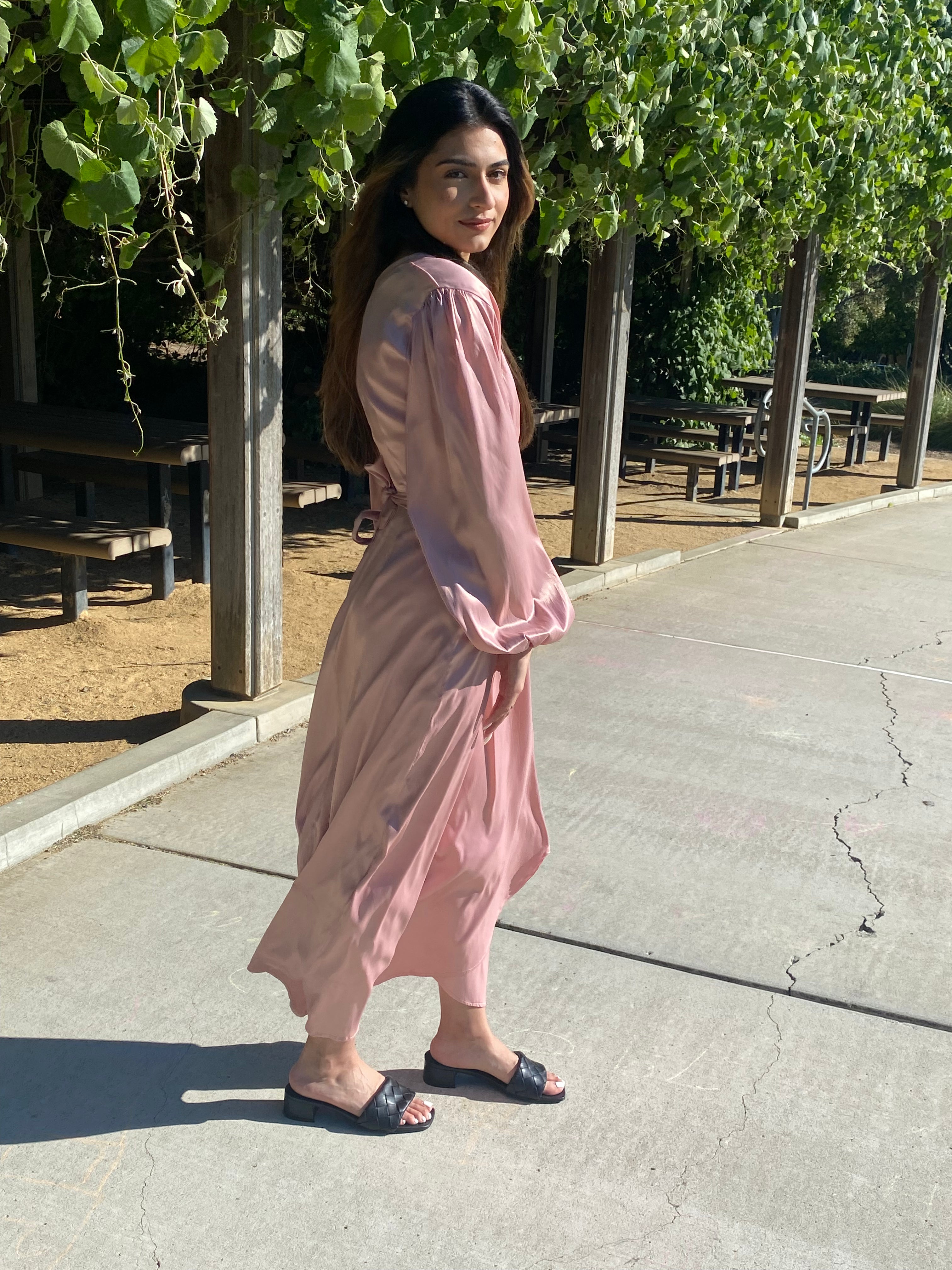 Tie Waist Maxi Dress. - Asiyah's Collection