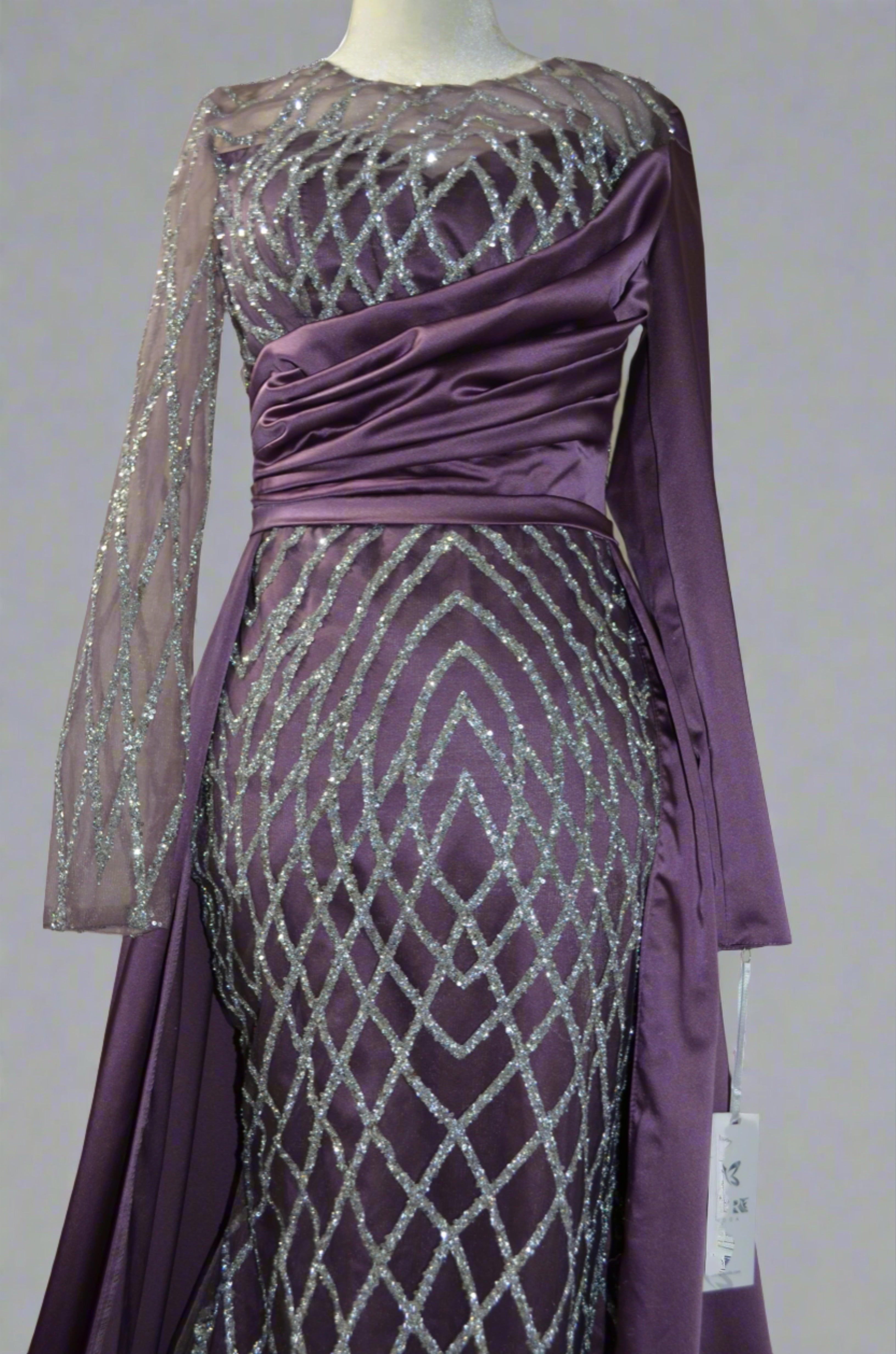 Beautifully Sequinced Maxi Dress - Asiyah's Collection Modest