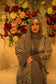 Eid Collection Gray 4 Piece Abaya