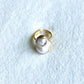 Baroque Pearl Cocktail Ring Plated Gold