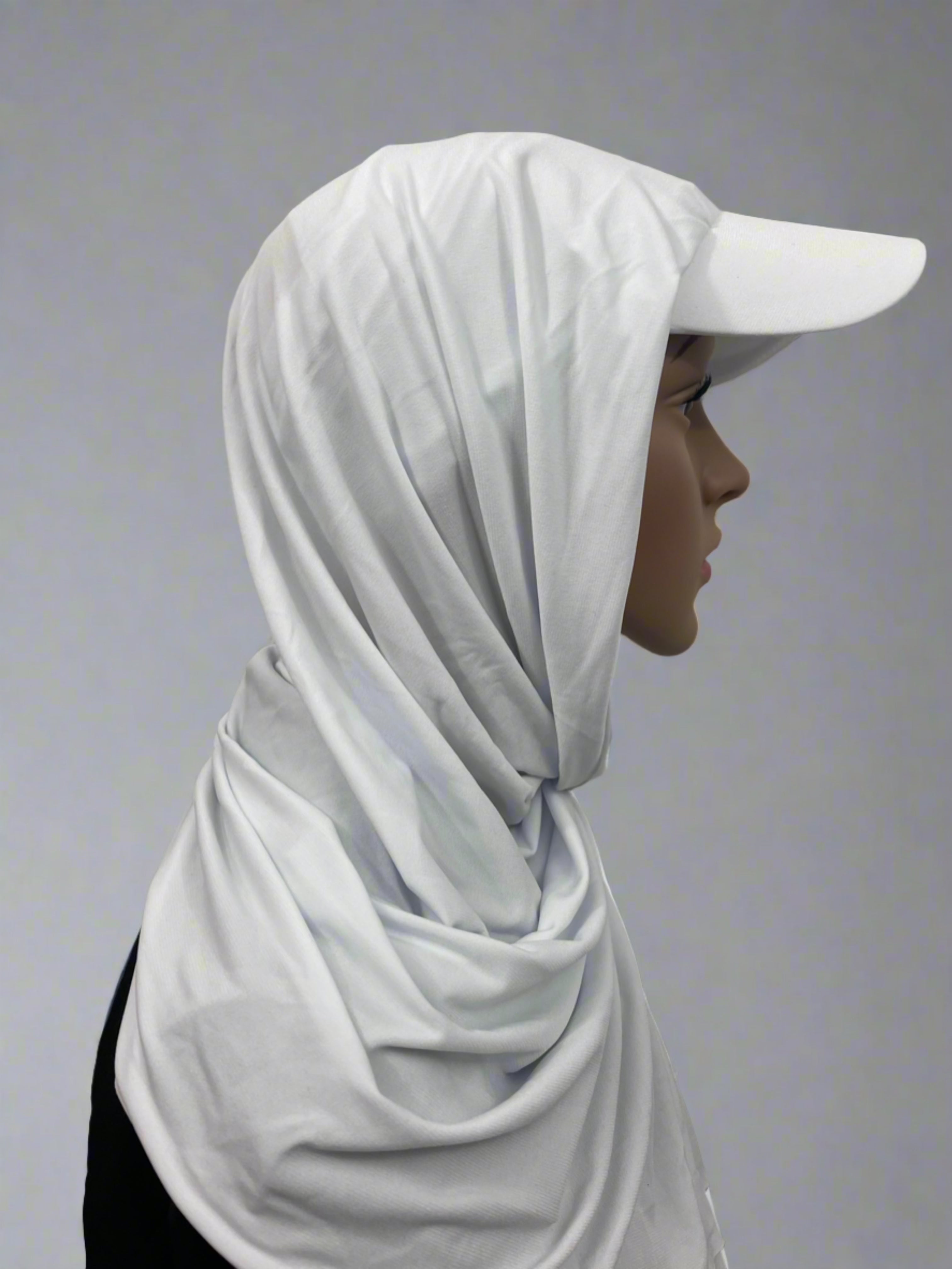 Premium Jersey Hijab with Cap - Asiyah's Collection