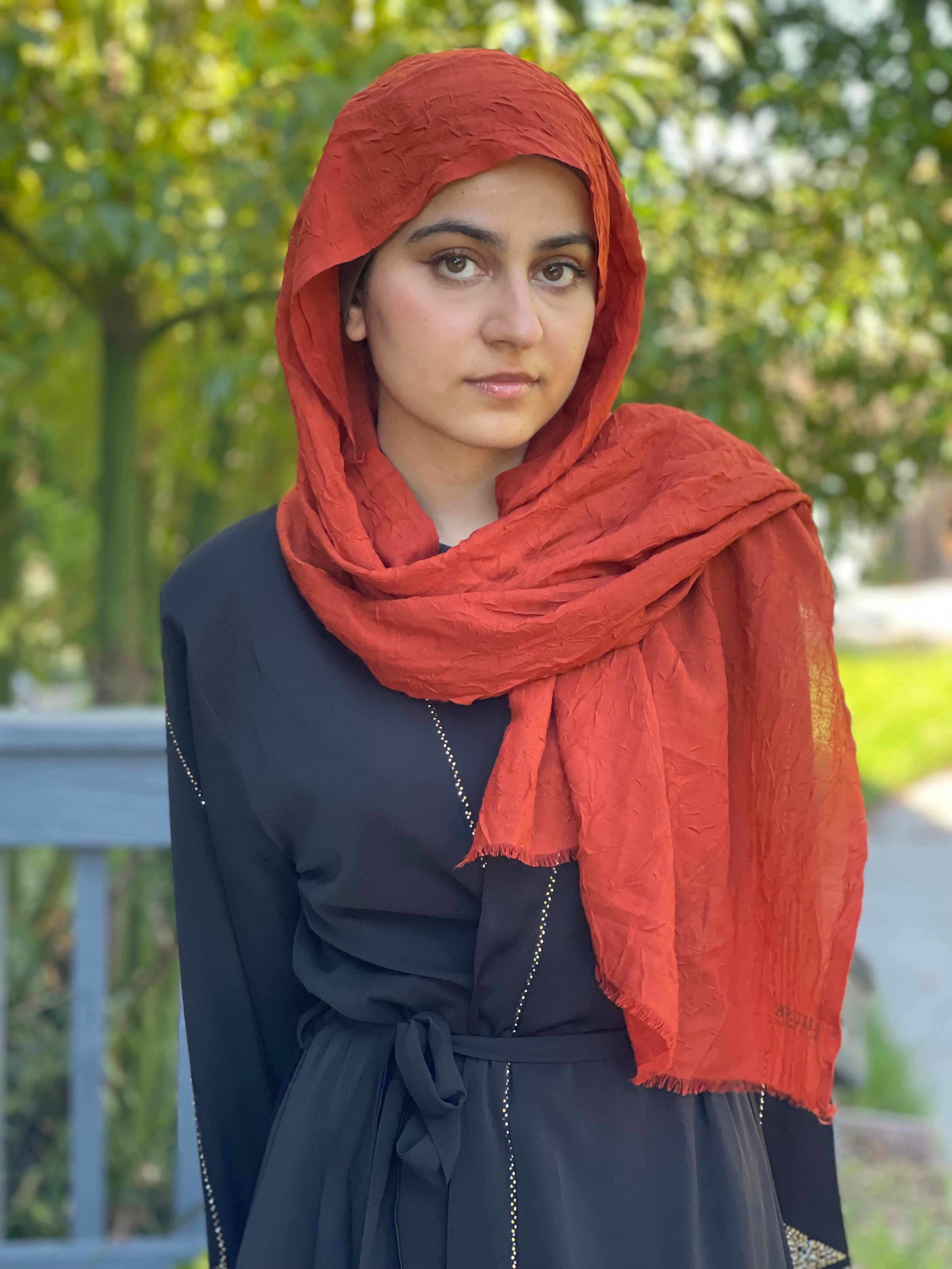 Light weight breathable scarves