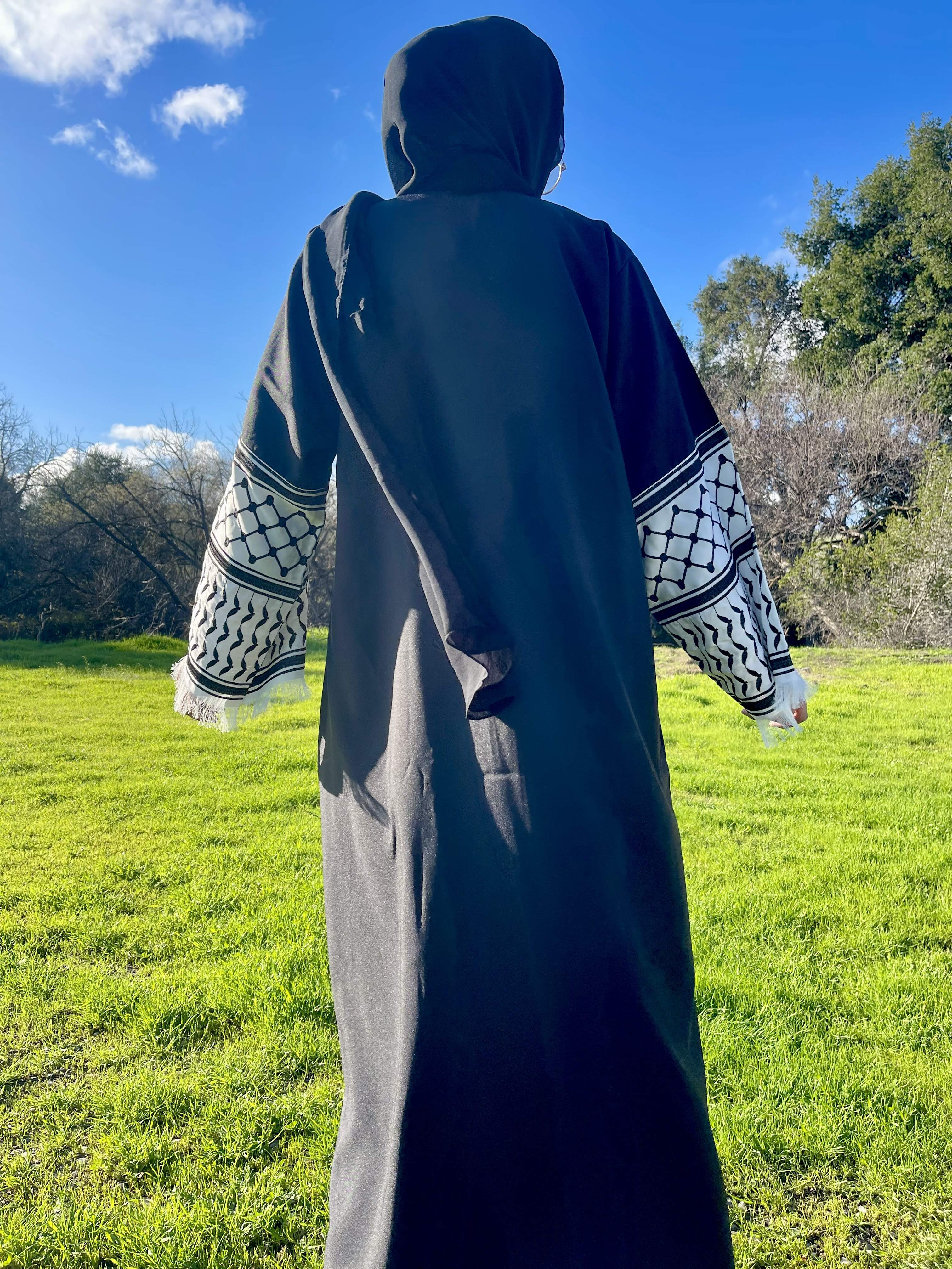 Simple Kuffiyeh Abaya