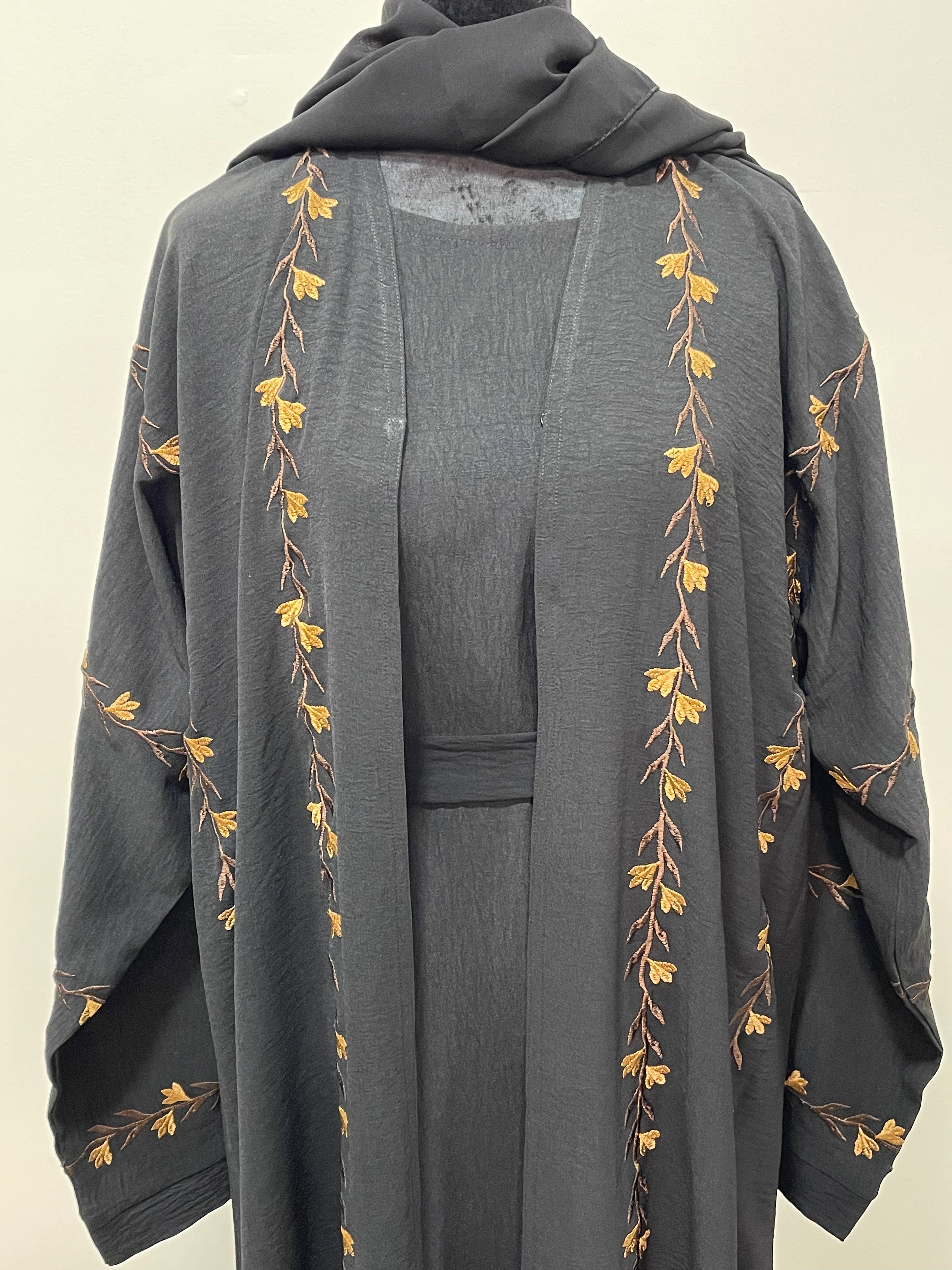 Modest 4-Piece Cotton Abaya | Effortless Elegance & Comfort