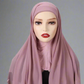 Instant Chiffon Scarf Hijabs With Bonnet Cap - Asiyah's Collection