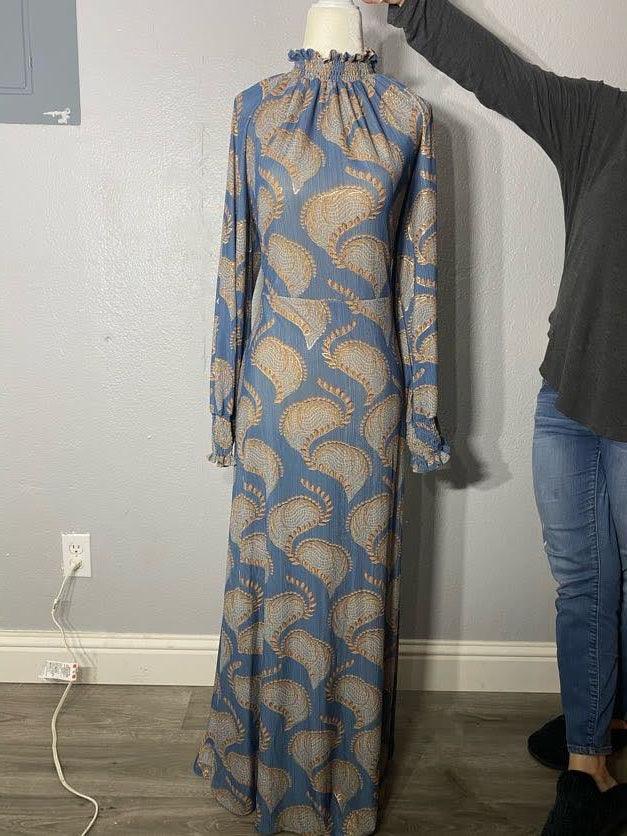 Blue Maxi Dress - Asiyah's Collection