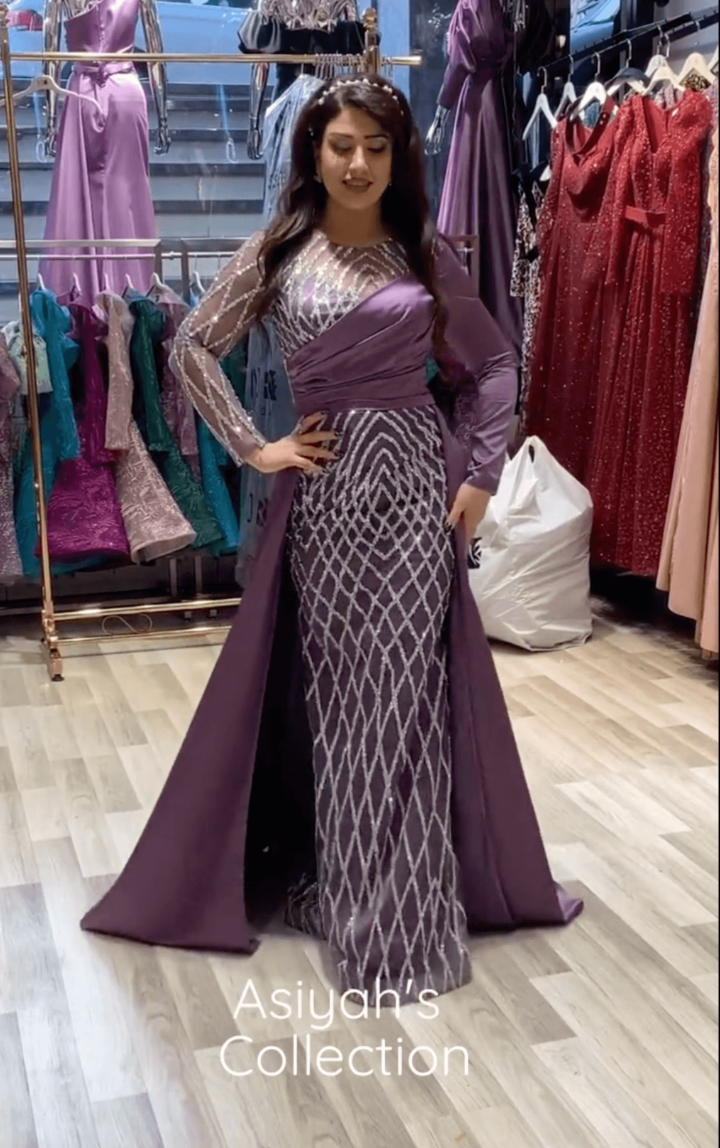 Beautifully Sequinced Maxi Dress - Asiyah's Collection Modest